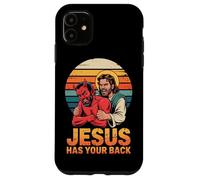 Jesus Has Your Back Retro Christian Faith Case for iPhone 11