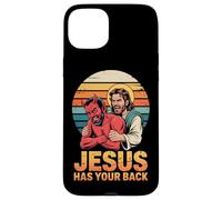 Jesus Has Your Back Retro Christian Faith Case for iPhone 15 Plus