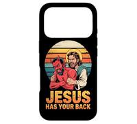 Jesus Has Your Back Retro Christian Faith Case for iPhone 17 Pro