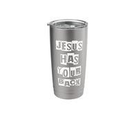 Jesus Has Your Back Stainless Steel Insulated Tumbler