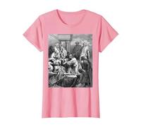 Jesus Healing the Sick Gustave Dore Religious Biblical Art T-Shirt, Women, Pink, Medium