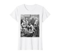 Jesus Healing The Sick Gustave Dore Religious Biblical Art T-Shirt, Women, White, L