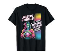 Jesus Heals I Am Just A Massage Therapist Lending My Hand T-Shirt