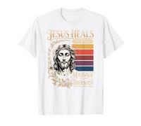 Jesus Heals I Am Just A Massage Therapist Lending My Hand T-Shirt