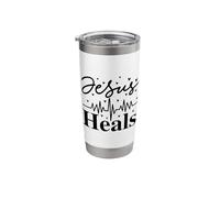 Jesus Heals Stainless Steel Insulated Tumbler