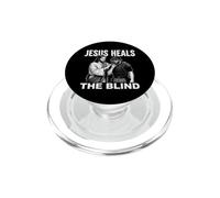 Jesus Heals The Blind Funny Baseball Softball Umpire PopSockets PopGrip for MagSafe