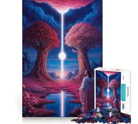 Jesus Heavenly Pathway Jigsaw Puzzles 1000 Pieces for Adults Stress Relief Firm Cut Fun Play Premium Gift (38x26cm)