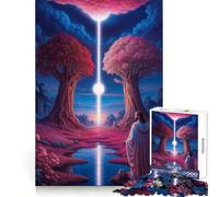 Jesus Heavenly Pathway Jigsaw Puzzles 1000 Pieces for Adults Stress Relief Firm Cut Fun Play Premium Gift (38x26cm)