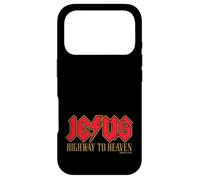 JESUS - HIGHWAY TO HEAVEN - JOHN 14:6 - Red & Gold Case for iPhone 17 Pro