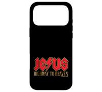 JESUS - HIGHWAY TO HEAVEN - JOHN 14:6 - Red & Gold Case for iPhone 17 Pro Max