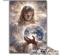 Jesus Holding The Earth 2000 Piece Jigsaw Puzzles for Adults Gifts, Educational Stress Relief Toy for Is Ideal As A Gift for The Whole Family (70x100cm)