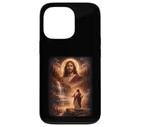Jesus Howling At Moon Vintage Funny Mystic Case for iPhone 13 Pro