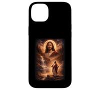 Jesus Howling At Moon Vintage Funny Mystic Case for iPhone 14 Plus