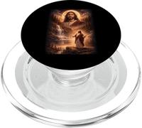 Jesus Howling At Moon Vintage Funny Mystic PopSockets PopGrip for MagSafe