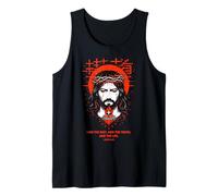 Jesus I Am The Way Christian Gothic John 14:6 Bible Verse Tank Top