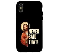 Jesus I Did Not Say That Funny Christian Meme Case for iPhone X/XS