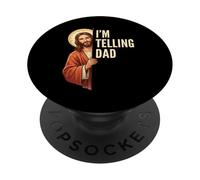 Jesus I Did Not Say That Funny Christian Meme PopSockets Adhesive PopGrip