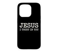 Jesus I Trust In You Divine Mercy Catholic Faith Case for iPhone 15 Pro