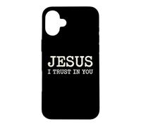 Jesus I Trust In You Divine Mercy Catholic Faith Case for iPhone 16 Plus