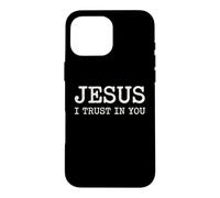 Jesus I Trust In You Divine Mercy Catholic Faith Case for iPhone 16 Pro Max