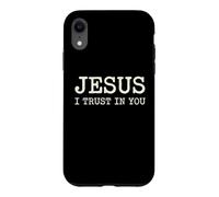 Jesus I Trust In You Divine Mercy Catholic Faith Case for iPhone XR