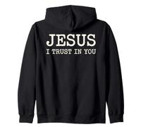 Jesus I Trust In You Divine Mercy Catholic Faith Zip Hoodie
