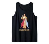 Jesus I Trust in You Divine Mercy Catholic Tank Top