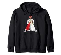 Jesus I Trust In You Divine Mercy Catholic Zip Hoodie