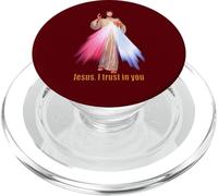 Jesus I trust in You Divine Mercy Image PopSockets PopGrip for MagSafe