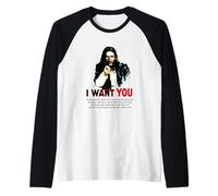 Jesus I Want You Uncle Sam Army Poster Raglan Baseball Tee