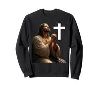 Jesus in Gethsemane Praying Before Betrayal Sweatshirt