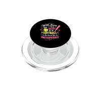 Jesus In Her Heart Softball Hand She Is Unstoppable Pitcher PopSockets PopGrip for MagSafe