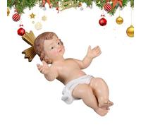 Jesus In Manger Craft Hand Painted Resin Decoration