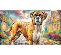 Jesus-in-Paradise 1000 Piece Recycled Paper Puzzle Game Challenging Puzzles Fun Present & Activity for Home for Adults and Kids Age 12 Years + 70x50/1000pcs