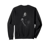 Jesus In Prayer Christian Faith Spiritual Backprint Sweatshirt
