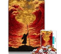 Jesus in The Ocean 1000 Piece Jigsaw Puzzles for Adults Gifts,Stress Reliever Difficult Challenge Deal As Gifts for The Whole Family (38x26cm)