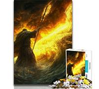 Jesus in The Ocean Adult Jigsaws 1000 Pieces Difficult,Decompressing Intellectual Educational Toy Suitable for Desktop Decoration (50x75cm)