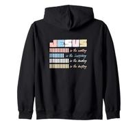 Jesus In The Waiting Searching Healing Hurting Zip Hoodie