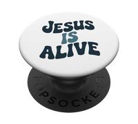 Jesus Is Alive Christian Christianity Jesus PopSockets Adhesive PopGrip