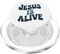 Jesus Is Alive Christian Christianity Jesus PopSockets PopGrip for MagSafe
