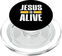 Jesus Is Alive Christian Fellowship Easter Resurrection PopSockets PopGrip for MagSafe