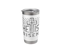 Jesus is Alive He Has Risen Christ Rose from The Dead Easter Stainless Steel Insulated Tumbler
