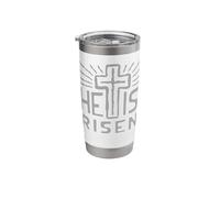 Jesus is Alive He Has Risen Christ Rose from The Dead Easter Stainless Steel Insulated Tumbler