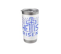 Jesus is Alive He Has Risen Christ Rose from The Dead Easter Stainless Steel Insulated Tumbler