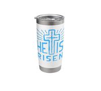 Jesus is Alive He Has Risen Christ Rose from The Dead Easter Stainless Steel Insulated Tumbler