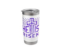 Jesus is Alive He Has Risen Christ Rose from The Dead Easter Stainless Steel Insulated Tumbler