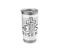 Jesus is Alive He Has Risen Christ Rose from The Dead Easter Stainless Steel Insulated Tumbler