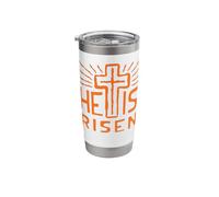 Jesus is Alive He Has Risen Christ Rose from The Dead Easter Stainless Steel Insulated Tumbler