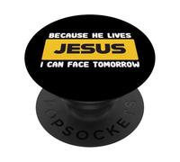 Jesus Is Alive Resurrection Hope Christian Faith PopSockets Adhesive PopGrip
