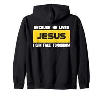 Jesus Is Alive Resurrection Hope Christian Faith Zip Hoodie